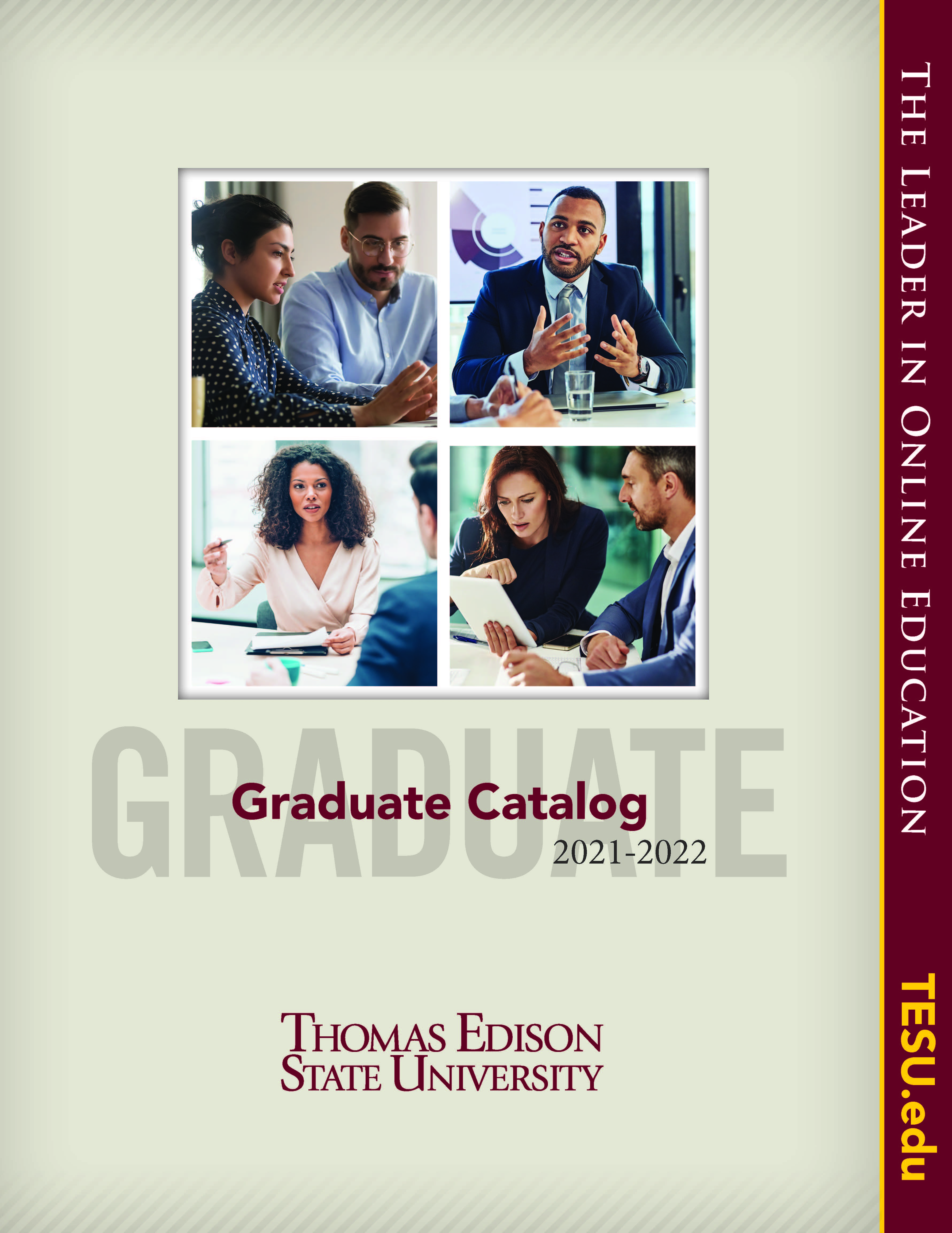 Graduate Catalog Cover 21-22